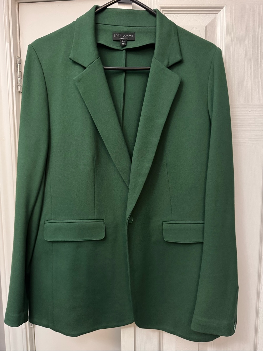 Sophie Grace Emerald Green Blazer - Classic Tailored Suit Jacket